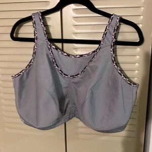 Glamorize Plus size grey and pink sports bra
